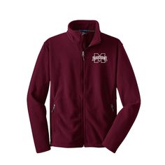 Fleece jacket embroidered with your choice of Mississippi State logos on the left chest: M STATE M Logo or Mississippi State stacked Available in Unisex and Fitted Ladies Sizing.  XS-4XL Ladies sizing is FITTED and runs on the smaller side. This exceptionally soft, midweight fleece jacket will keep you warm during everyday excursions.  Perfect for campus or game day. 8.3-ounce, 100% polyester Twill-taped neck Reverse coil zipper Chin guard Knotted zipper pulls Front zippered pockets Open cuffs Open hem with drawcord and toggles for adjustability  NO RETURNS or EXCHANGES. All of our items are embroidered once you place the order so we are unable to accept returns or exchanges.  Please message us with any questions about the product.  We are happy to help.  Our hours or operation are Monday Mississippi State Logo, Sorority Letters, University Style, M Logo, Mississippi State Bulldogs, Mississippi State, Zipper Pulls, Mississippi, Fleece Jacket