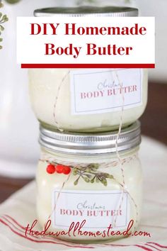 Easy homemade body butter recipe. This DIY Christmas body butter with juniper berry is creamy, moisturizing, and easy to apply. Body Butter Recipe Homemade, Body Butter Recipe, Nice Face