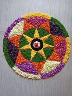 Simple Athapookalam Designs, onam pookalam,onam,pookalam,Athapookalam,Rangoli designs,rangoli designs flower,rangoli Diwali Special Rangoli Design