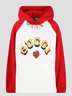 Cotton Jersey Hooded Sweatshirt Sporty Gucci Hoodie For Fall, Gucci Sweatshirt With Ribbed Cuffs For Streetwear, Sporty Gucci Hooded Hoodie, Gucci Sweatshirt With Ribbed Cuffs For Winter, Winter Gucci Sweatshirt With Ribbed Cuffs, Gucci Sporty Hooded Hoodie, Gucci Winter Sweatshirt With Ribbed Cuffs, Gucci Sporty Hoodie, Casual Gucci Hooded Sweatshirt