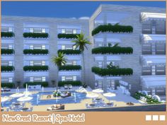 Sims 4 Resort, Sims 4 Hotel Build, Sims 4 Hotel, Sims 4 Newcrest, Pool Poses, Cc Folder, Sims 4 Family, Cc Furniture