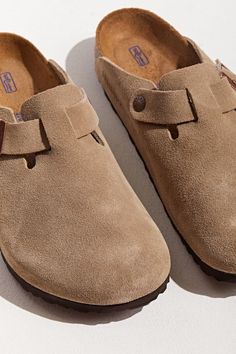 Birkenstock Boston Soft Footbed Clog | Urban Outfitters Birkenstock Clogs Colors, Style Inspiration Minimalist, Boston Birkenstock, Birkenstock Boston Soft Footbed, Boston Soft Footbed, Birkenstock Clog, Birkenstock Clogs, Boston Clogs, Minimalist Accessories