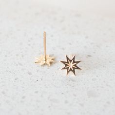 14k solid gold studs Dainty Starburst Yellow Gold Jewelry, Celestial Star-shaped 14k Gold Jewelry, 14k Gold Star Shaped Pierced Jewelry, Elegant Starburst 14k Gold Jewelry, Elegant 14k Gold Starburst Jewelry, Celestial 14k Yellow Gold Earrings, 14k Gold Starburst Celestial Jewelry, 14k Gold Celestial Yellow Gold Earrings, 14k Yellow Gold Celestial Earrings