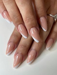 Kutek Disney, Unghie Sfumate, Casual Nails, Work Nails, Oval Nails, Neutral Nails, Elegant Nails, Minimalist Nails, Chic Nails