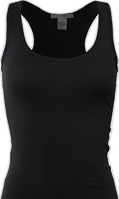 Fitted Elastane Tank Activewear, Stretch Elastane Moisture-wicking Tank Top, Basic Solid Color Elastane Tank Top, Black Fitted Moisture-wicking Tank Top, Fitted Black Moisture-wicking Tank Top, Basic Fitted Activewear With Scoop Neck, Basic Black Stretch Tank Top, Fitted Basic Activewear With Scoop Neck, Fitted Scoop Neck Activewear