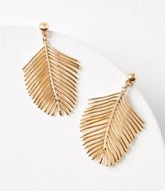 Palm Leaf Earrings Getaway Dress, Ocean Earrings, Promo Gifts, Social Dresses, Palm Beach Jewelry, Guest Attire, Cocktail Attire, Linen Shop, Blazer With Jeans