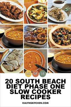 20 south beach diet phase one slow cooker recipes