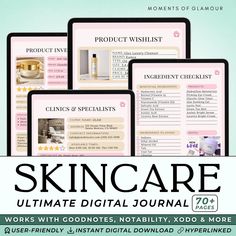 Skin Care Routine Journal Digital Self Care Planner for Skincare Logging Digital Skin Care Tracker Skin Product Inventory Beauty Checklist - Etsy Lithuania Product Inventory