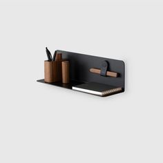 Mini Shelf - Black-A R T I F O X Floating Shelf Modern, Black Floating Shelf, Addition Plans, Wall Shelf Black, Shelf Minimalist, Black Wall Shelves, Mini Shelf, Metal Floating Shelves, Mobile Desk