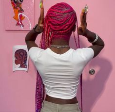 Lemonade Braids With Star, Pink Lemonade Braids, Black Hair Afro, Lemonade Braids, Braids Hairstyles Pictures, Braided Cornrow Hairstyles