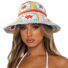 PRICES MAY VARY. Paper Straw Imported Drawstring closure MATERIAL: This Bohemian women's beach hat is made of Eco-Friendly Paper Straw, which makes it lightweight and flexible. Lots of classic and fantastic colors are designed for different preference to match all of your clothing, super versatile. SIZE: One Size Fit Most. Fit for Head circumference 21.5-22.8 Inch/54.6-58cm. Our summer straw hat comes with a draw string that located under the sweat band to adjust the diameter of the hat (To make Brimmed Bucket Hat For Beach Season Sunbathing, Brimmed Bucket Hat For Sunbathing And Beach Season, Trendy Flat Brim Bucket Hat For Vacation, Trendy Beach Bucket Hat One Size Fits Most, Trendy Bucket Hat For Beach, One Size Fits Most, Trendy Bucket Hat For The Beach, Adjustable Bucket Hat For Beach Season, Lightweight Flat Brim Bucket Hat For Beach, Lightweight Flat Brim Bucket Hat For Vacation