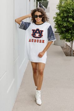 AUBURN TIGERS BLING IT FULL SEQUIN JERSEY DRESS Sequin Jersey Dress, Sequin Jersey, Sequin Fashion, Dresses Xxl, Auburn Tigers, Jersey Dress, Pet Hair, Xl Dress, Stand Out From The Crowd