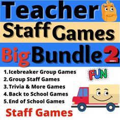 teacher staff games big bundle 2