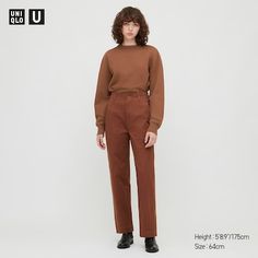 Bottoms | UNIQLO US Uniqlo U, Christophe Lemaire, Grey Pictures, Semi Casual, Pants Details, Closet Inspiration, Colored Pants, Pantalon Large, Fitted Trousers