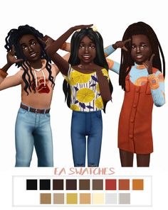 Sims 4 Daija London, Pompom Hair Los Sims 4 Mods, Barbie Ponytail, Curly Ponytail, Sims Four