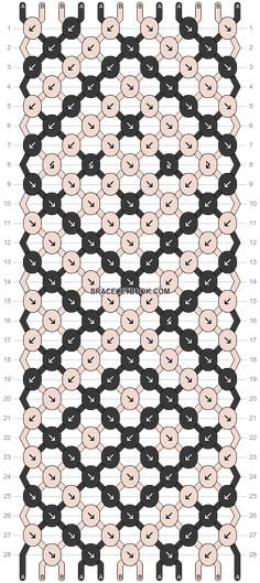 an image of a pattern that looks like it is made out of black and pink circles