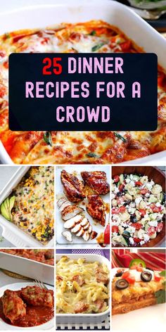 25 dinner recipes for a crowd