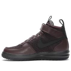 Nike Lunar Force 1 Flyknit Workboot 'Deep Burgundy' 855984-600 (SNKR) Nike Lunar Force, Nike Lunar, Deep Burgundy, Burgundy Red, Shoes Sneakers, Force, Nike, Sneakers