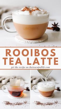 the recipe for rooibos tea latte