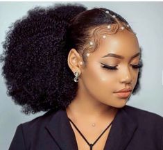 Natural Hair Ponytail, Latest Hair Braids, Afro Ponytail, Cute Ponytail Hairstyles, Tail Hairstyle, Curly Hair Ponytail, Tan Skin Blonde Hair, Pony Hairstyles, Weave Ponytail Hairstyles