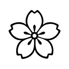 a black and white flower on a white background