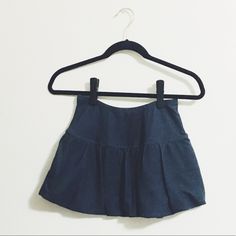 New And Never Worn Nwot Bubble Skirt Looks Like Denim Jeans But Material Is Soft And Stretchy By Charlotte Russe Size Small Elastic Waistband Super Cute From Smoke-Free And Pet-Free Home Denim Bubble Skirt, High Rise Fitted Skort With Lined Skirt, Fitted High Rise Lined Skort, Cotton Mini Skort In Medium Wash, Medium Wash Cotton Mini Skort, Denim Blue Cotton Skort, Short Length, Denim Blue Cotton Skort, Denim Blue Cotton Skort Of Short Length, Stretch Cotton Denim Skirt With Lining