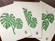 SECONDS - MONSTERA PRINTS  Printmaking by hand means each print is unique and they are all slightly different! These prints have slight imperfections - whether it be a smudge, under-inking, over-inking, unwanted spots, uneven ink or misalignment.  However, these little blemishes do not affect the overall look of the print and it would be great if they could find new homes :) The imperfections on each print vary. Most of them only have a tiny blemish but I just didn't feel comfortable including i Lino Prints Nature, Lino Print Leaves, Eucalyptus Lino Print, Leaf Linocut, Monstera Linocut, Monstera Print, Lino Art, Toned Paper, Monstera Leaf