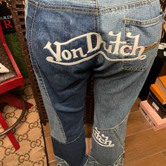 Jeans Vondutch Very Nice Can’t Find Nowhere Von Dutch Outfit, Dutch Outfit, Von Dutch Jeans, Dutch Blue, Von Dutch, Pants Color, Limited Editions, Dream Closet, Pant Jumpsuit