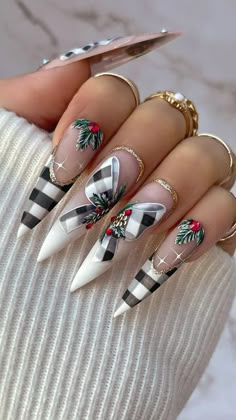 Do It Yourself Nails, New Years Nail Designs, New Years Eve Nails, Unghie Nail Art, Christmas Gel Nails, Christmas Nails Acrylic, Winter Nail Designs, Winter Nail