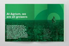 an advertisement for agrum, we are all growers