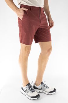 Hybrid Short 8”- Port With the ability to travel from pool to bar without changing, this hybrid short cannot be beat in versatility and style. Their functionality combines 4-way stretch and the quick-drying technical performance of swimwear with the tailored, flat front style and fit of our classic chino shorts. Made of recycled polyester with a touch of cotton for softness, the drainage pockets, secure back zip pocket and inner drawcord are all crafted for a full day of activities. Available in Functional Bottoms With 5-inch Inseam For Summer, Sporty Golf Shorts For Summer, Sporty Summer Golf Athletic Shorts, Sporty Summer Golf Shorts, Sporty Summer Athletic Shorts For Golf, Casual Fitted Shorts In Recycled Polyester, Fitted Casual Shorts In Recycled Polyester, Fitted Casual Shorts Made Of Recycled Polyester, Functional Athletic Shorts With 4-way Stretch For Summer