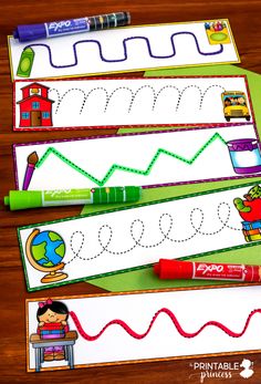 printable worksheet for beginning and ending the letter m with markers on top