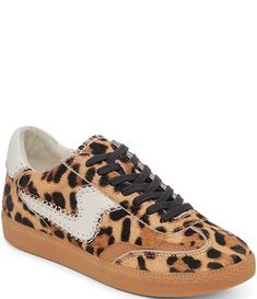 Dolce Vita Notice Stitch Leopard Print Calf Hair Retro Sneakers | Dillard's Hair Retro, Personalised Jewellery Necklaces, Levis Outfit, Leopard Print Sneakers, Hair Texture, Print Sneakers, Retro Sneakers, Brown Leopard, Shoe Print