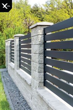 an image of a fence that is made out of concrete