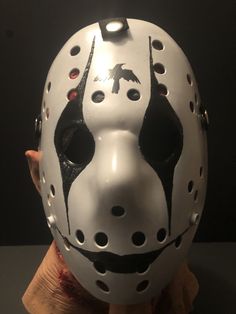 All masks are handmade and made to order { they are all handpainted and will not always be exact to the original} They can take up to two weeks ( please contact me if you need them by a specfic date) Themed White Masks And Prosthetics For Masquerade, Hand Painted White Mask For Masquerade, Hand Painted Full Face Mask For Masquerade, Hand Painted White Masks For Masquerade, Full Face Themed Masks For Masquerade, Hand-painted White Masks For Masquerade, Themed White Masks And Prosthetics, Hand Painted Black Mask For Masquerade, Hand Painted Black Masquerade Mask