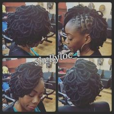 Nubian Locs, Lock Styles, Military Loc Styles, Locs Styles, Short Locs, Loc Hairstyles, Lock Style