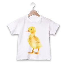 Cute Duckling T-shirt, Girl Animal Shirt, Baby Shower Gift, Duck Boy T-shirt Gift, Funny Kids Tee, Cute Birthday Shirt, Toddler tshirt *DETAILS ►Original design ►Printed in our own art studio ►Vibrant colors and super soft feel ►Premium 100% ring-spun cotton - ideal for sensitive skin ►Heat transfer process (not vinyl) ►Extra soft feel and very durable ►Eco-friendly inks, safety-approved inks ►Oeko-Tex Standard 100 certified ►All T-Shirts we use are WRAP certified ►Fit is generally true to size, if, in doubt, we recommend ordering a size up ►Please check the measurements before ordering *CARE INSTRUCTIONS To preserve the life of the print, please wash inside out on a low temperature and lay it flat to dry.  If necessary tumble dry on a low-heat setting *SIZE Kids- 2 years Kids- 4 years Kid Cute Short Sleeve Easter T-shirt, Playful Short Sleeve T-shirt As Gift, Cute Cartoon Print T-shirt, Playful Easter Short Sleeve T-shirt, Summer Cartoon Print T-shirt For Gift, Summer Cartoon Print T-shirt As A Gift, White Cartoon Print T-shirt For Gifts, White T-shirt With Cartoon Print For Gift, White Shirt With Cartoon Print As Gift