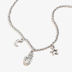 Shop the Good Fortune Necklace at ALEX AND ANI. Free shipping + returns on all US orders. Made in America, with love. Emo Fits, Beautiful Pendant Necklace, Moon And Star Ring, Your Higher Self, Beach Anklets, Higher Self, Pretty Pendant, Stylish Necklace, Gold Moon