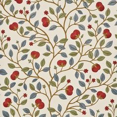 G P & J Baker MEDLAR BLUE/RED Wallpaper Blue Red Wallpaper, Lee Jofa Wallpaper, Gp&j Baker, 4 Wallpaper, A Wallpaper, Fabric Houses, Wallpaper Size, Red Wallpaper, Art And Craft