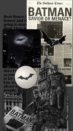 the batman movie poster is in black and white, with an image of batman on it