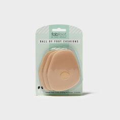 Women's Fab Feet by Foot Petals Ball of Foot Insoles Shoe Cushion Khaki - 3 pairs, Adult Unisex, Size: Small, Beige Shoe Insoles, Shoe Care, Dress Shoes, Shoe Accessories, Cushions