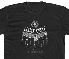 Deadly Uncle Shirt Hawk Graphic Cotton Native American (max sat) This premium fitted Native short sleeve is a classic choice that is both comfy and light. The high quality print adds a statement to one's workout or everyday routine. .: 100% combed, ring-spun cotton (fiber content may vary for different colors) .: Light fabric (4.3 oz/yd² (146 g/m .: Premium fit .: Tear-away label .: Runs bigger than usual   XS S M L XL 2XL 3XL 4XL Width, in 17.48 19.02 20.51 22.01 24.02 26.02 27.99 30.00 Length, Everyday Routine, Graphic Tshirt Design, Mens T Shirts, Tshirt Design, First Nations, Cotton Fiber, Light Fabric, Nativity, Native American