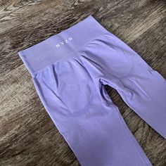 Nvzn Leggings In Lavender, Size S | Never Worn High-Waisted Legging Tapered Waistband Leg And Flute Contouring Details Oc Inspo, High Waisted Leggings, Color Purple, Pant Jumpsuit, Lavender, Pants For Women, High Waisted, Leggings, Purple