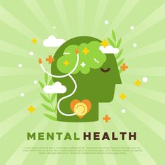 Health Awareness Poster, Mental Health Awareness Day, Mental Health Week, Health Posters, Mental Health Inspiration, Mental Health Poster, World Mental Health Day, Mental Health Posters, Health Poster