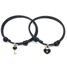 PRICES MAY VARY. 💝 Designed with key love lock shape, this bracelet is chic and fashion. 💝 Adjustable design, it is easy for you to wear or take off and fits your wrist perfectly. 💝 Resin material made, this bracelet is wear-resistant and durable. 💝 The length of this bracelet is form 16cm to 25cm. 💝 It is suitable for dating, wedding, travel, shopping, party and so on. Description:

Designed with key love lock shape, this bracelet is chic and fashion.

Adjustable design, it is easy for you Popular Fashion Trends, Key Heart, Lock Chain, Leather Cord Bracelets, Love Lock, Couple Bracelet, Heart Lock, Popular Fashion, Couple Bracelets