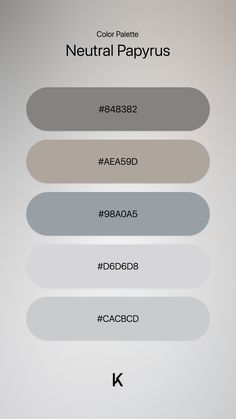 Beige · Blue · Color · Color Palette · Grey · Neutral · Palette · Soft · Neutral Papyrus · Fall · Color Palette Light Grey Color Palette, Grey Color Palettes, Color Palette Grey, Color Generator, Monochrome Color Palette, Christmas Color Palette, Website Color Palette, Pantone Colour Palettes, Color Design Inspiration