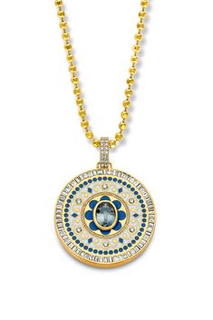 BUDDHA MAMA JEWELRYFINE JEWELPENDANT YLWGOLD Grey Sapphire Mandala Pendant Exquisite Blue Jewelry With Single Cut Diamonds, Elegant Jewelry With Single Cut Diamonds And Enamel, Yellow Gold Enamel Jewelry With Rose Cut Diamonds, Luxury Enamel Jewelry With Diamond Accents, Luxury Oval Pendant Enamel Jewelry, Luxury Enamel Oval Pendant Jewelry, Blue Oval Jewelry With Pave Setting, Fine Jewelry Enamel With Diamond Accents, Enamel Jewelry With Diamond Accents