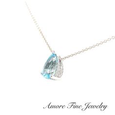 This Aquamarine Diamond dualistic Ring/Pendant allows the center setting to be removed and become a Pendant. The Ring has 86 Natural Round Brilliant Cut Diamonds weighing .86 carat, another 44 Natural Round Brilliant Cut Diamonds weighing .62 Carat. The center stone is a 3.65 Carat Pear-Shaped Genuine Aquamarine set in 18kt White Gold. White Gold Sapphire Teardrop Pendant Jewelry, Platinum Gemstone Pendant Jewelry, Brilliant Cut Drop Fine Jewelry, Platinum Pendant Jewelry With Gemstone, Fine Jewelry With Brilliant Cut Drop, Fine Jewelry With Brilliant Cut Drop Shape, Timeless Pear-shaped Platinum Jewelry, Pear-shaped Blue Topaz Yellow Gold Jewelry, Luxury Pear-shaped Blue Topaz Jewelry