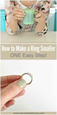 make a ring smaller at home Ring Holder Diy, Paper Bird, Diy Ring, Resize Ring, Diy Jewelry Inspiration