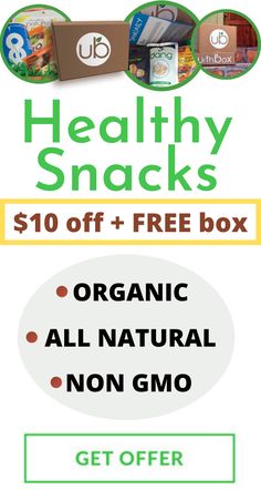 the healthy snacks coup is on sale for $ 10 off + free box